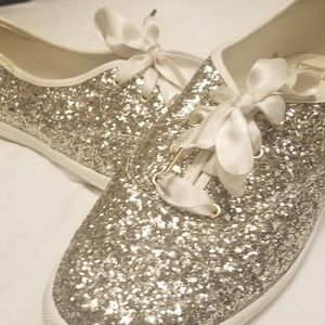 Ked x kate spade glitter sneakers